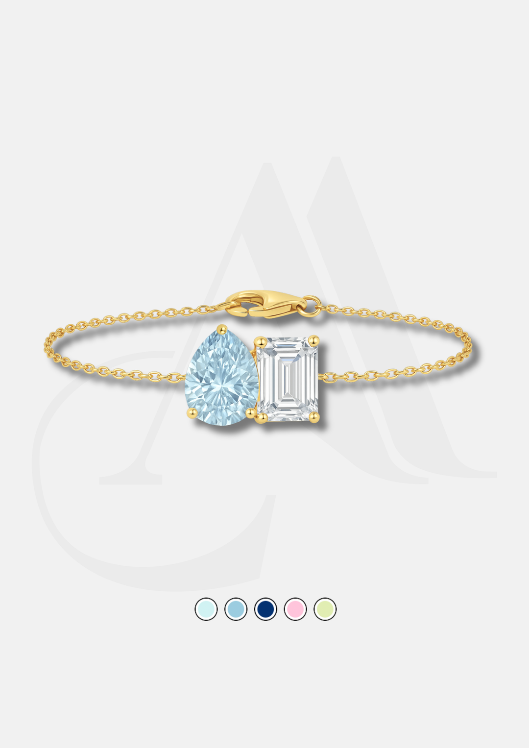 YOU & ME BIRTHSTONE BRACELET
