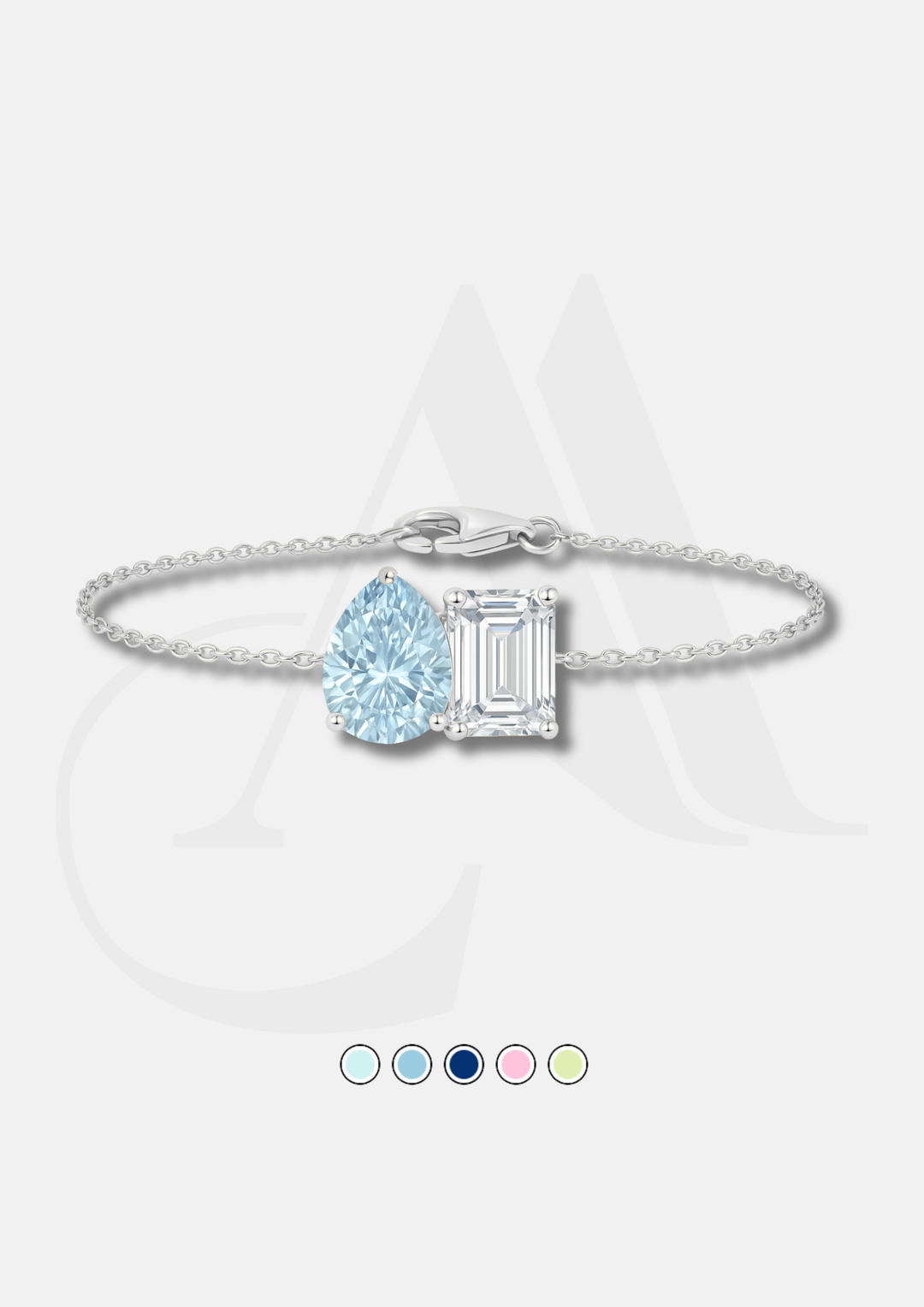 YOU & ME BIRTHSTONE BRACELET