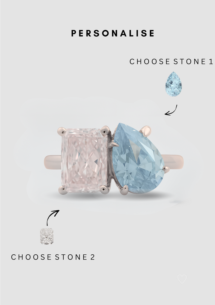 Small "You & Me" Alara Birth Month Ring