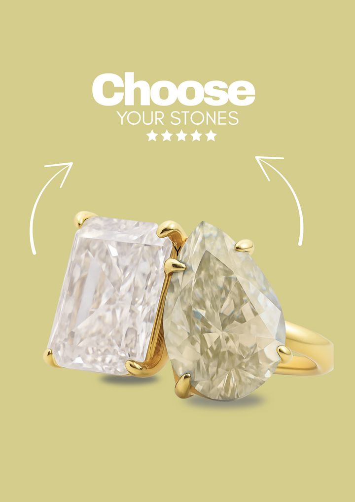 Small "You & Me" Alara Birth Month Ring