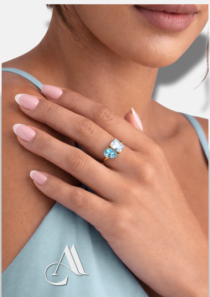 The "You & Me" Alara Birth Month Ring