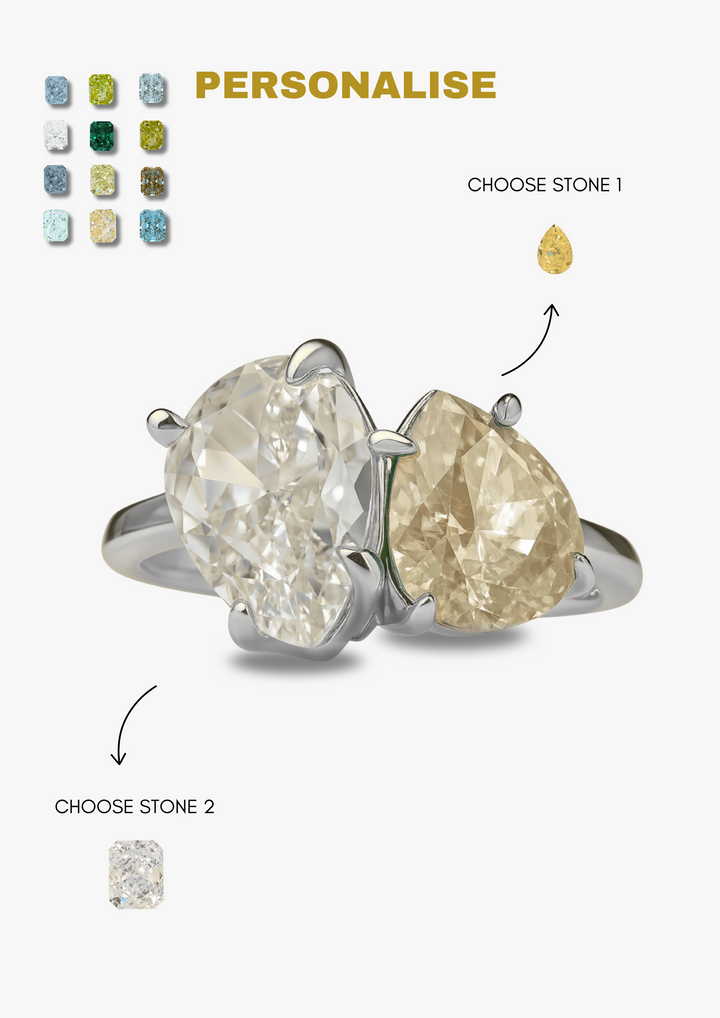 The "You & Me" Leonella Birth Month Ring
