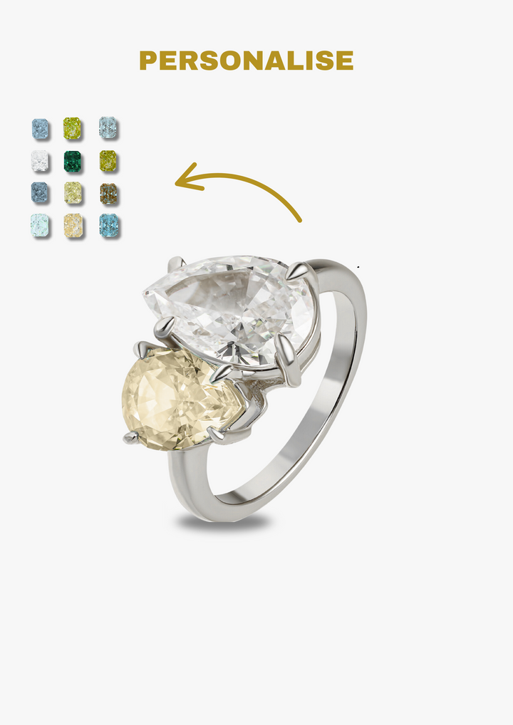 The "You & Me" Leonella Birth Month Ring