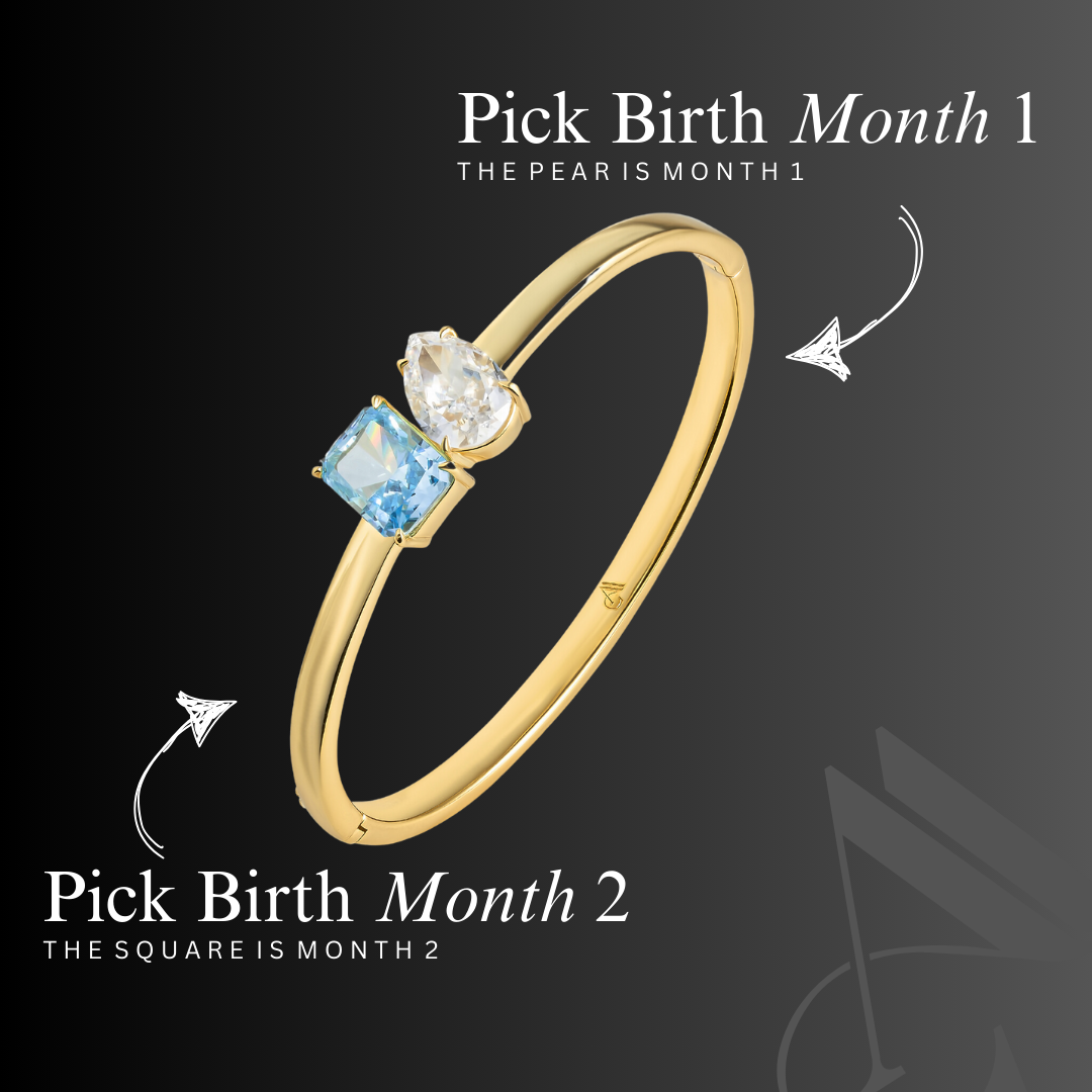 The "You & Me" Alara Birth Month Bangle