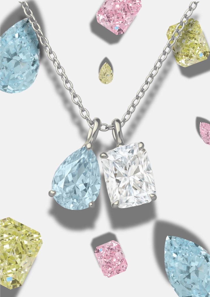 YOU & ME BIRTHSTONE NECKLACE