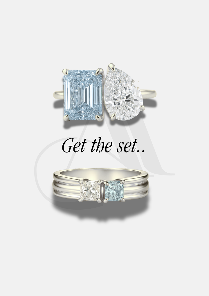 The "You & Me" Birth Month Ring Set